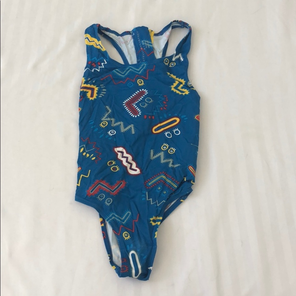 Stella McCartney kids bathing suit racer back